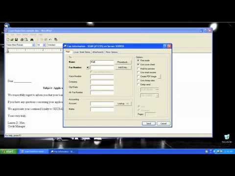 RightFax 101 How to Send a Fax From Any Application