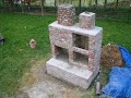 Slideshow of Masonry Pit-Smoker construction