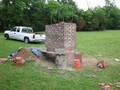 Slideshow of Masonry Pit-Smoker construction