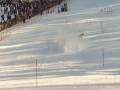 Skiing wipe outs in Zagreb