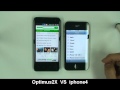 Browser LG Optimus 2X vs iPhone 4