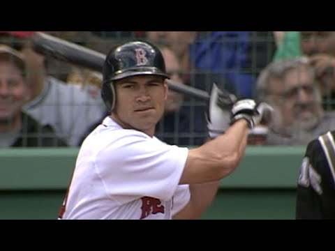 Video: Johnny Damon records first hit with Red Sox