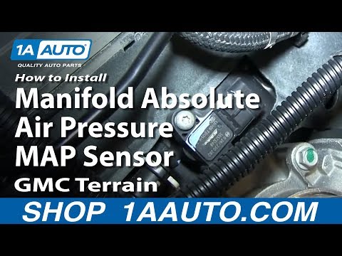 How To Install Replace Manifold Absolute Air Pressure MAP Sensor GMC Terrain