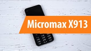 Распаковка Micromax X913 / Unboxing Micr