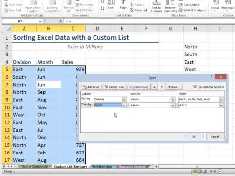 how to provide options in excel