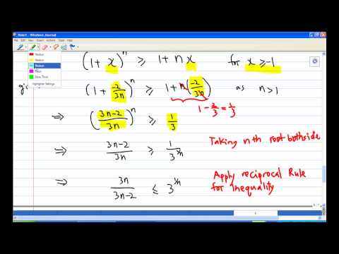 how to prove bernoulli's inequality
