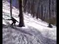 snowskate crash!