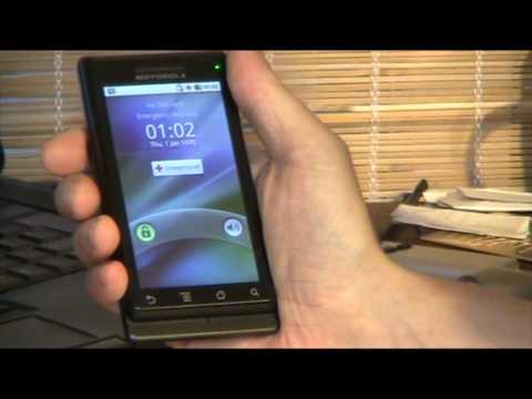 Unboxing Motorola Milestone ( Droid GSM version )