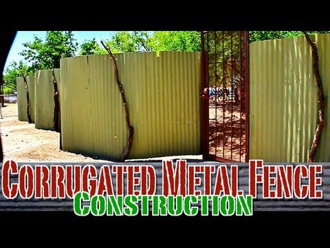 how to fasten corrugated iron