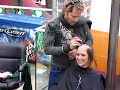La Jolla, California Head Shaving Female Film No. 9 La Jolla, California Head Shaving Female Film No. 9
