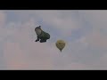 hot air balloons in strange shapes: mil frog flying sourcer