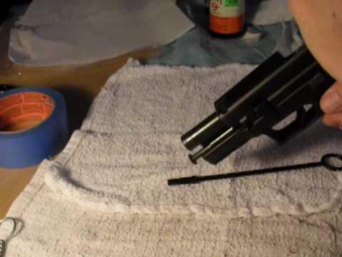 how to properly clean an xd 45
