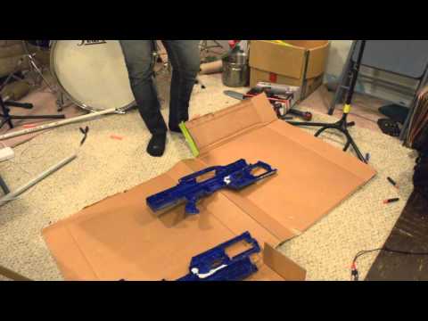 how to paint a nerf gun