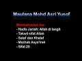 1. Isu Hadith Jariah: Allah di langit. 2. Takwil sifat Allah. 3. Salaf dan Khalaf 4. Dan lain2