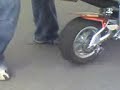 rx7 pocket bike burnout!!