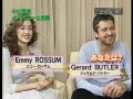 Gerard Butler Emmy Rossum Kissing on Phantom of the Opera interview in Japan