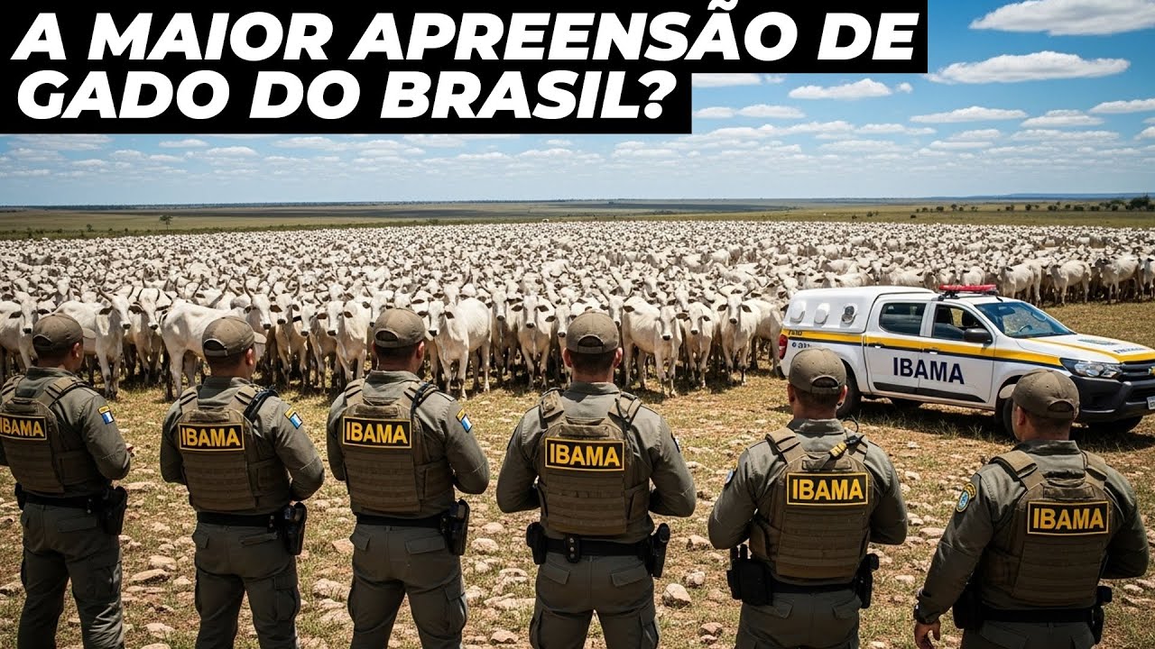 IBAMA APREENDE 7 MIL CABEÇAS DE GADO DE FORMA SURPREENDENTE