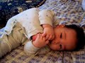 Funny baby Yoga - Toe Licker