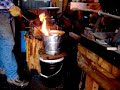 Survival knife quenching