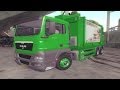 MAN TGS 18.320 Trash Truck para GTA San Andreas vídeo 1