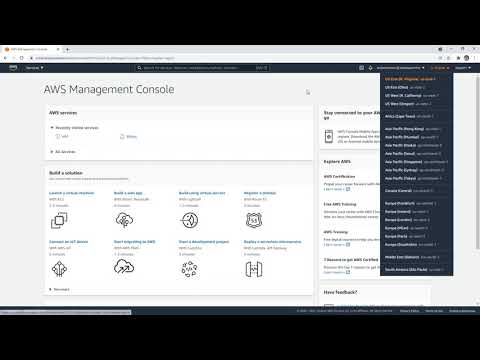 CLF-C01 — AWS Region Selector