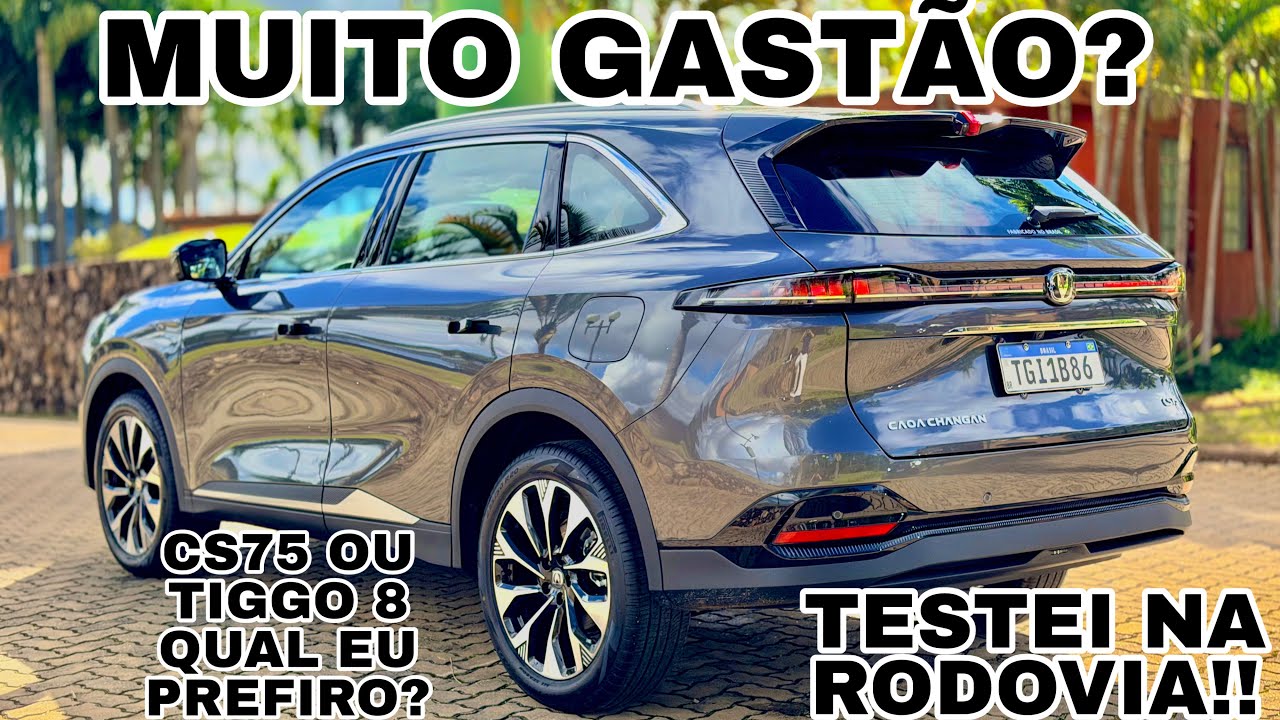 TEST DRIVE DO CAOA CHANGAN CS 75 JÁ 2027 | O QUE EU ACHEI?