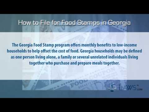 how to apply for food stamps in ga