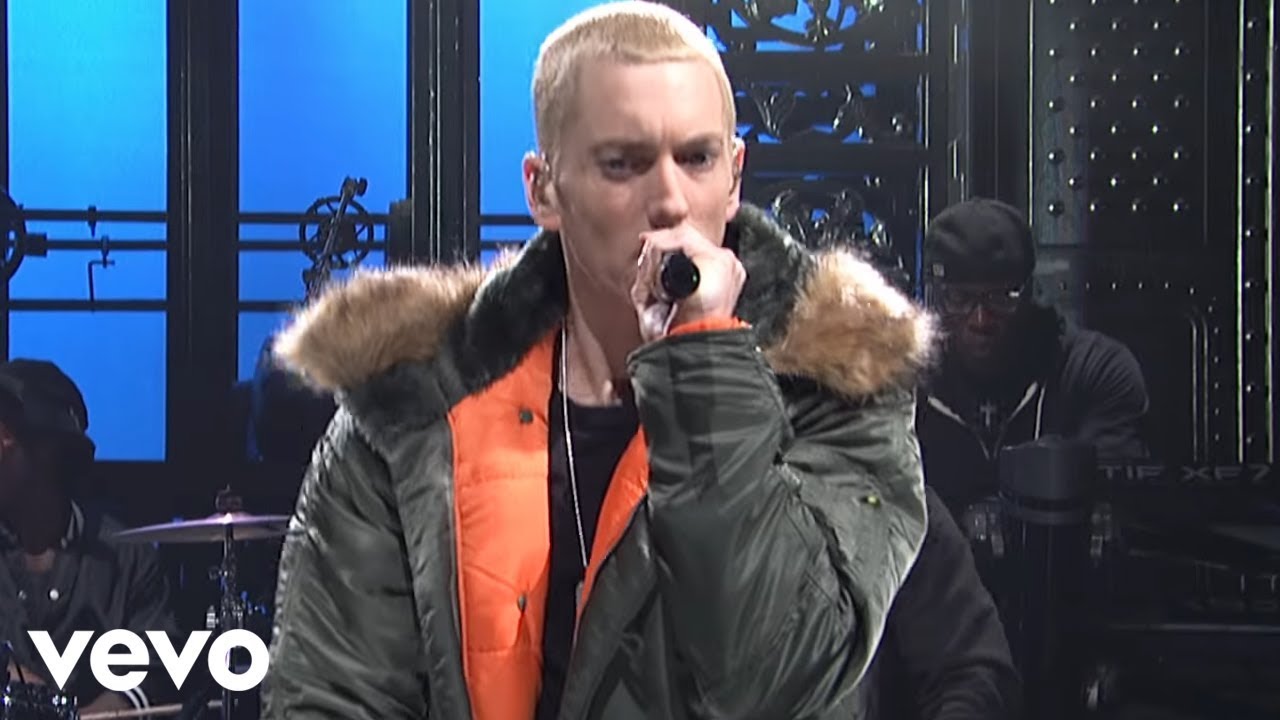 Eminem performs “Berzerk” and “Survival” on SNL