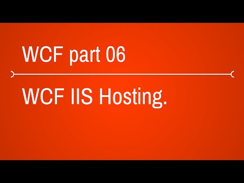 how to host wcf service on iis