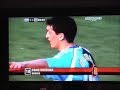 Yobbo Throws Smoke Bomb at Wycombe Stockport County Game. Yobbo Throws Smoke Bomb at Wycombe Stockport County Game.