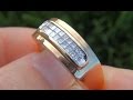 CERTIFIED Men's Diamond & 14kt Gold Ring - Top Quality VS/G Diamonds - Auction
