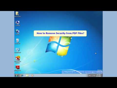 how to remove password from adobe reader x