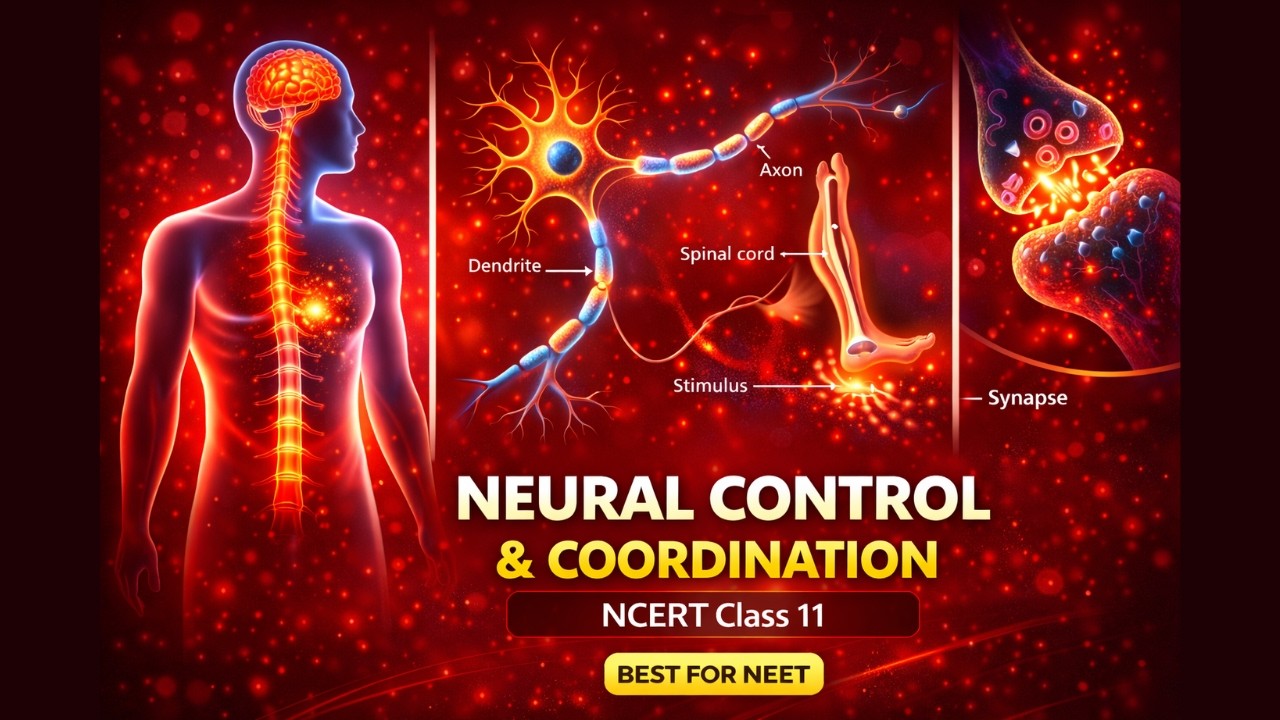 CBSE Class 11 Biology || Neural Control and Coordination || Full Chapter || By Shiksha House