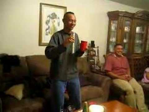 karaoke. adults - Kuya Wil singing and dancing.