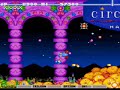 the gameplay of gokujou parodius for snes. created by konami.