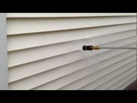 how to remove artillery fungus vinyl siding