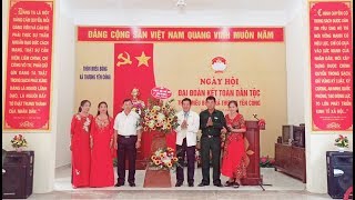 Ngày hội Đại đoàn kết toàn dân tộc thôn Miếu Bòng, xã Thượng Yên Công