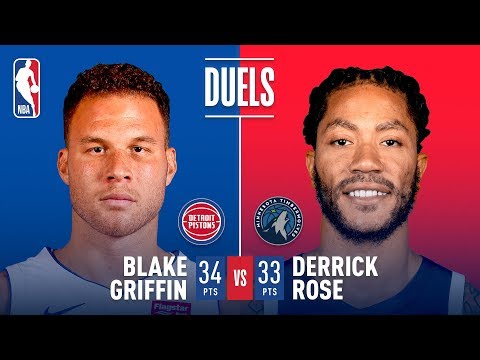 Video: Blake Griffin And Derrick Rose DUEL In Minnesota! | December 19, 2018