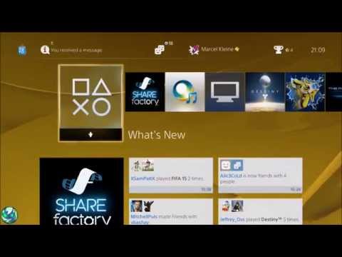 how to update playstation 4