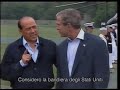 Berlusconi parla in inglese con Bush