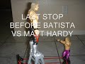 wwe figures stop motion  hardcore moves surprise at end!!!