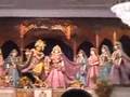 Radha-Madhava darsan in ISKCON Mayapur temple