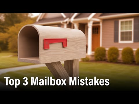 how to fasten mailbox to post