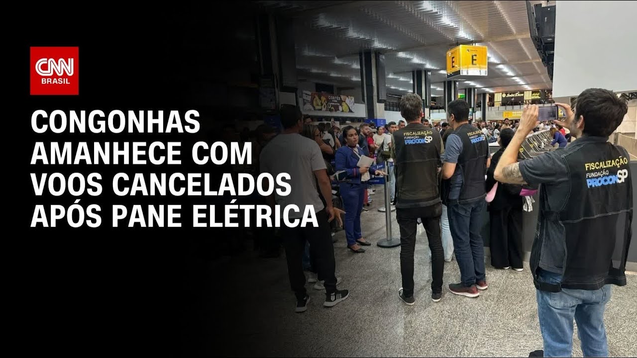 Pane em SP: Aeroporto de Congonhas amanhece com voos cancelados nesta sexta | CNN NOVO DIA