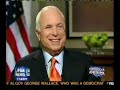 Sean Hannity interviews McCain and Palin part 2