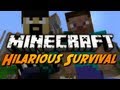 Minecraft: Funny Survival Moments w/ Excl!