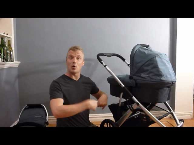 Uppababy Vista stroller. W/ bassinet, seat, boogie board & tray in Strollers, Carriers & Car Seats in Markham / York Region