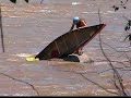 James River High Water, Canoe Awash