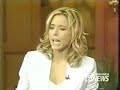 Tea Leoni on Live with regis and Kelly 2004