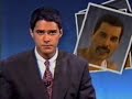 Freddie Mercury - Noticia da morte no Jornal Nacional ( Globo TV Brazil)